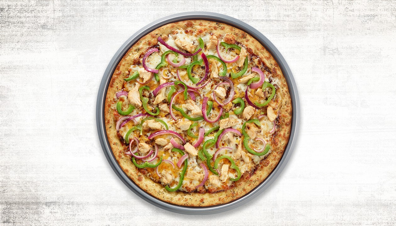 Order Homestyle BBQ Chicken Large 14" Specialty Pizza food online from Pasqually Pizza & Wings store, San Diego on bringmethat.com