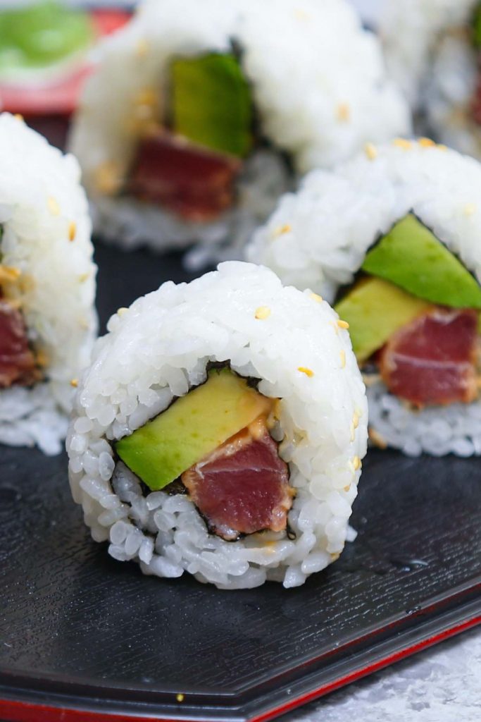 Order Tuna avocado Roll food online from Mizu store, Bayport on bringmethat.com