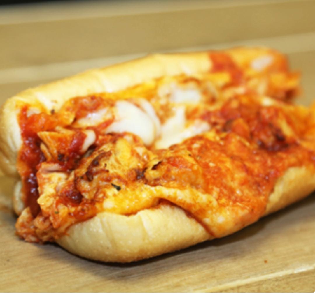 Order Chicken Parmesan Sandwich food online from Super Baked Pizza store, Braselton on bringmethat.com
