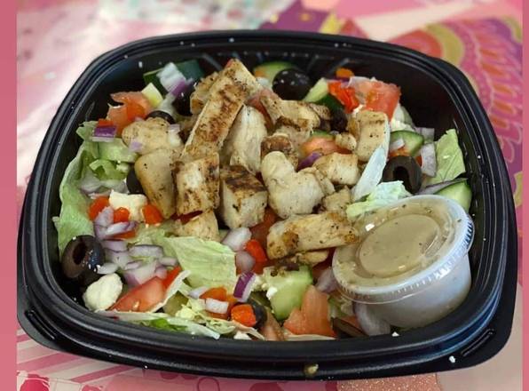 Order Greek Salad food online from Savvy Cakes store, Statham on bringmethat.com