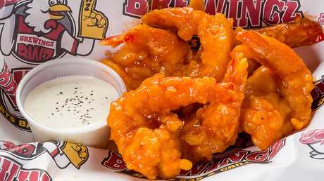 Order Blazing Shrimp food online from BreWingZ Restaurant & Bar store, Houston on bringmethat.com