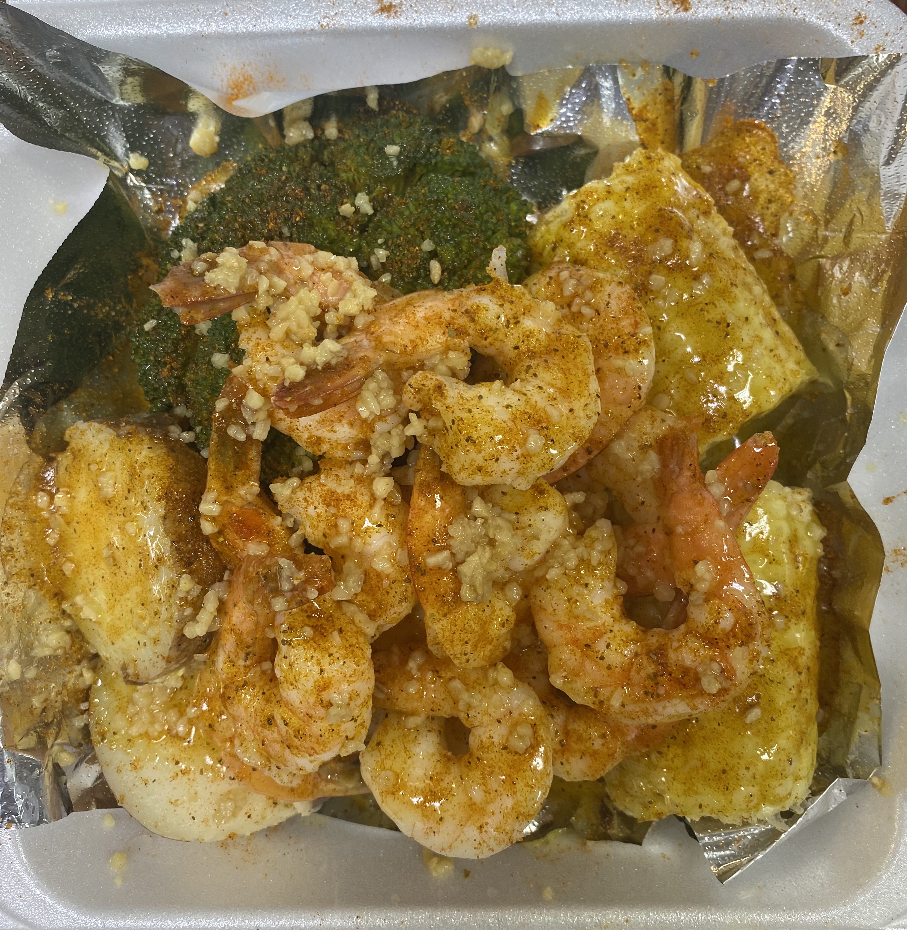 Order  Large Shrimp Steamed Platter food online from A&J Seafood store, Philadelphia on bringmethat.com