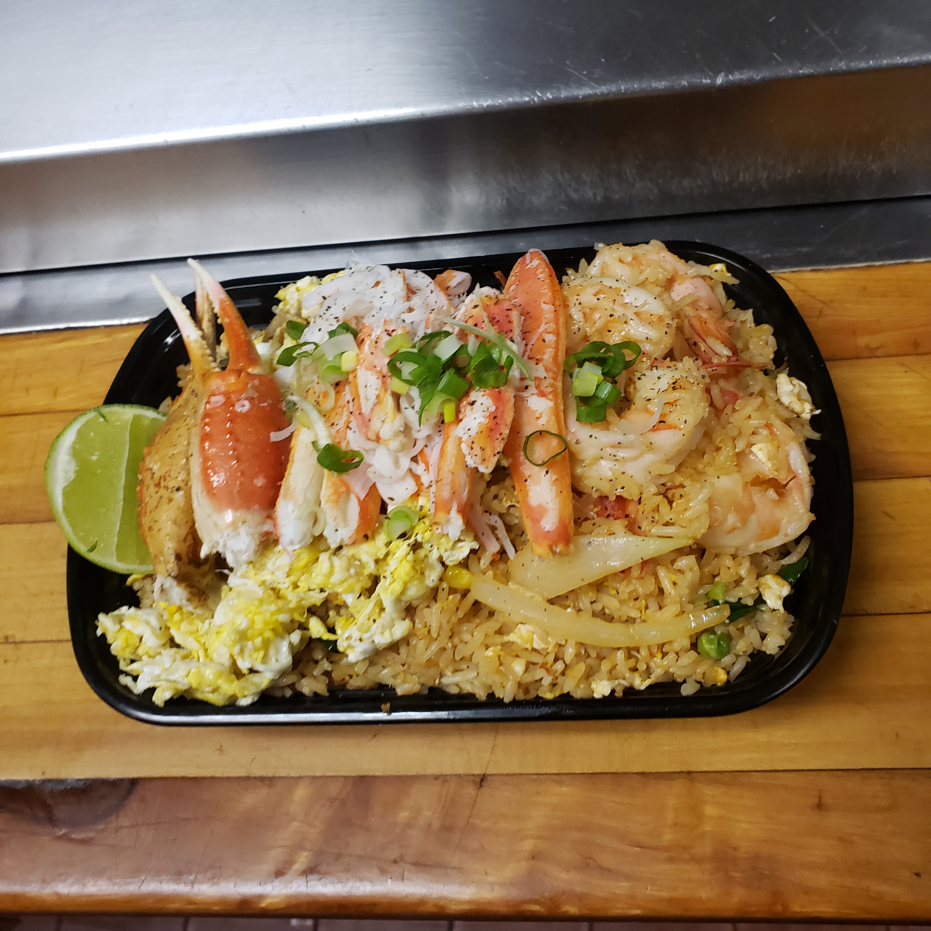 Order New!! Winter Special Snow Crab Fried Rice  food online from SUROSS Thai Bistro store, New York on bringmethat.com