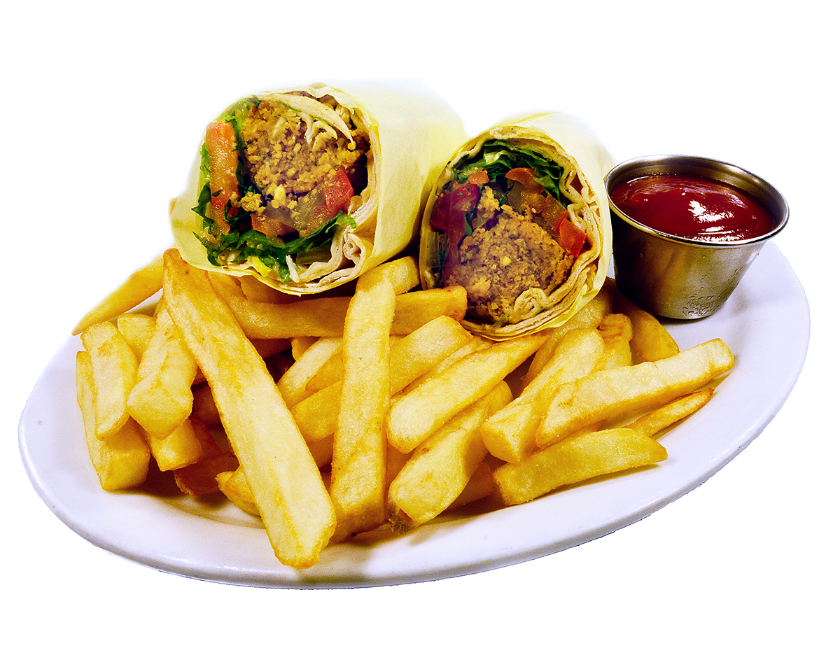 Order Falafel Wrap food online from Red Moon Lounge store, Valley Village on bringmethat.com