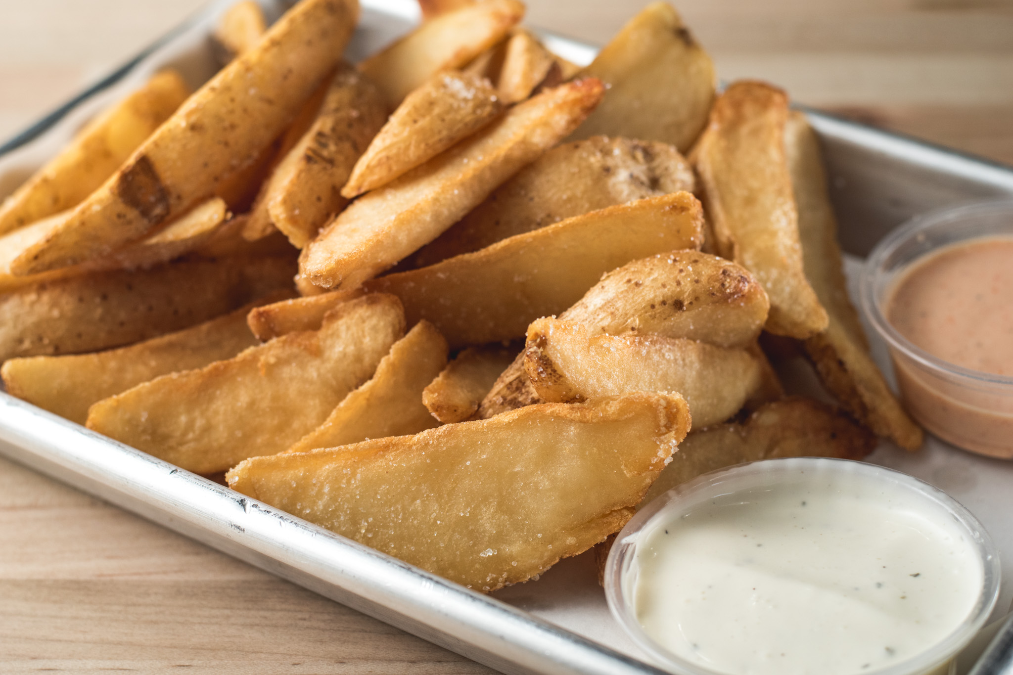 Order Potato Wedges food online from Boulevard Bbq & Fixins store, Tucson on bringmethat.com