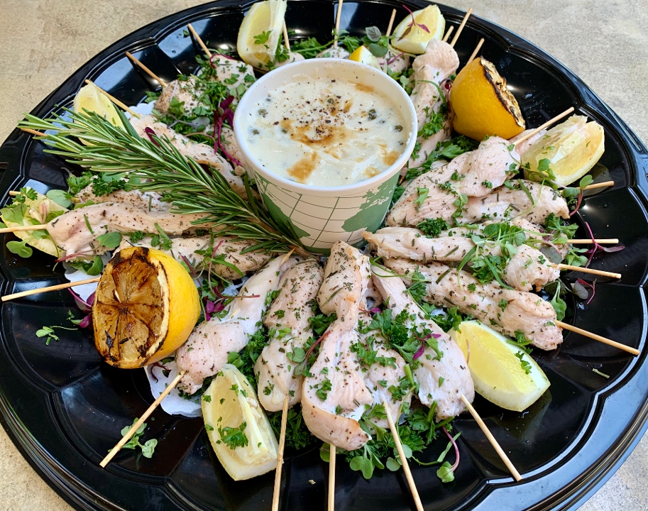 Order Rosemary Chicken Skewers & Lemon Caper food online from What A Dish Cafe & Catering store, Dana Point on bringmethat.com