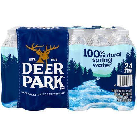 Order Deer Park Spring Water 24 Pack food online from Aplus store, Newark on bringmethat.com