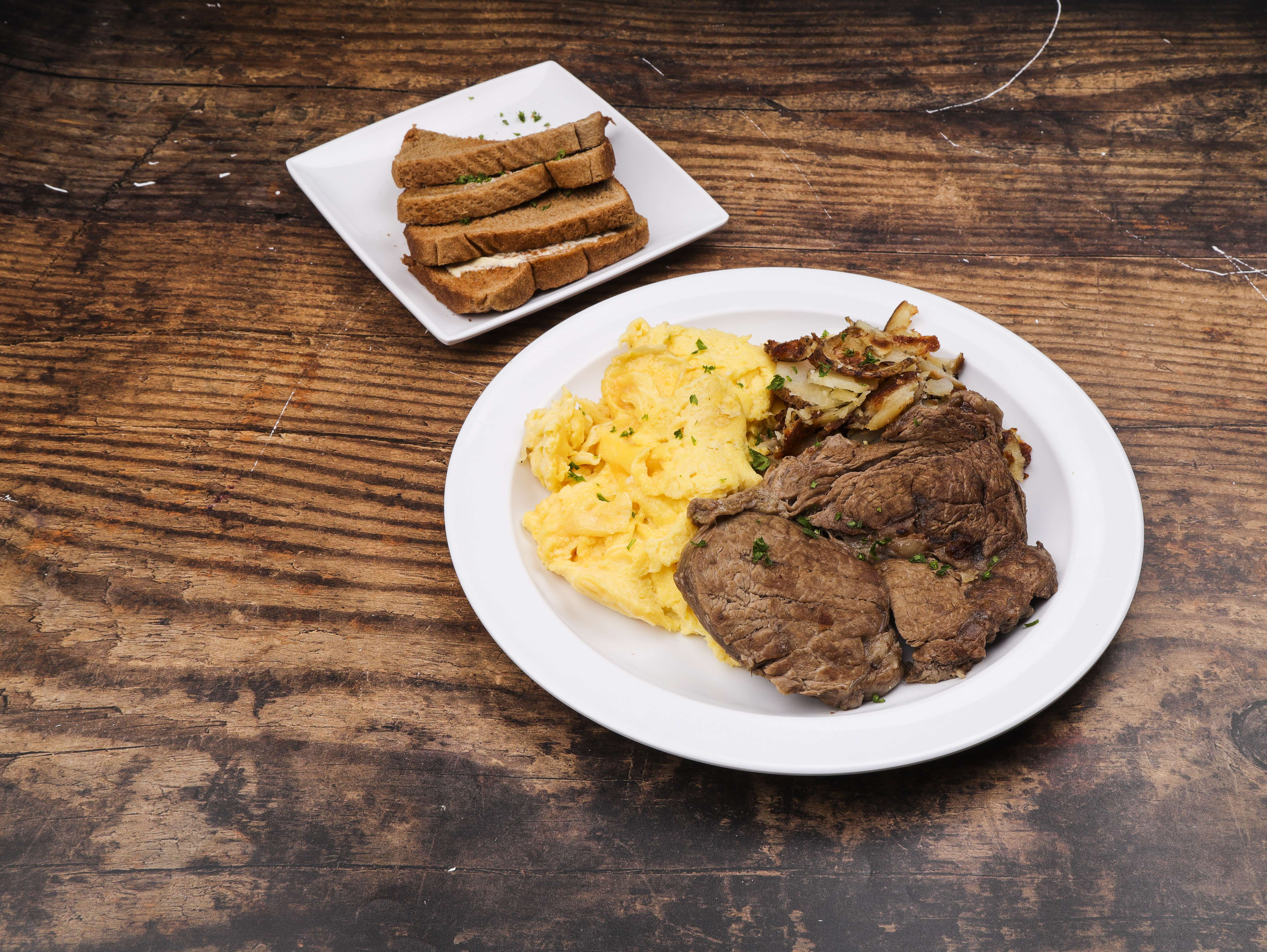 Order Steak and Eggs Breakfast food online from Sam's Diner store, Maumee on bringmethat.com