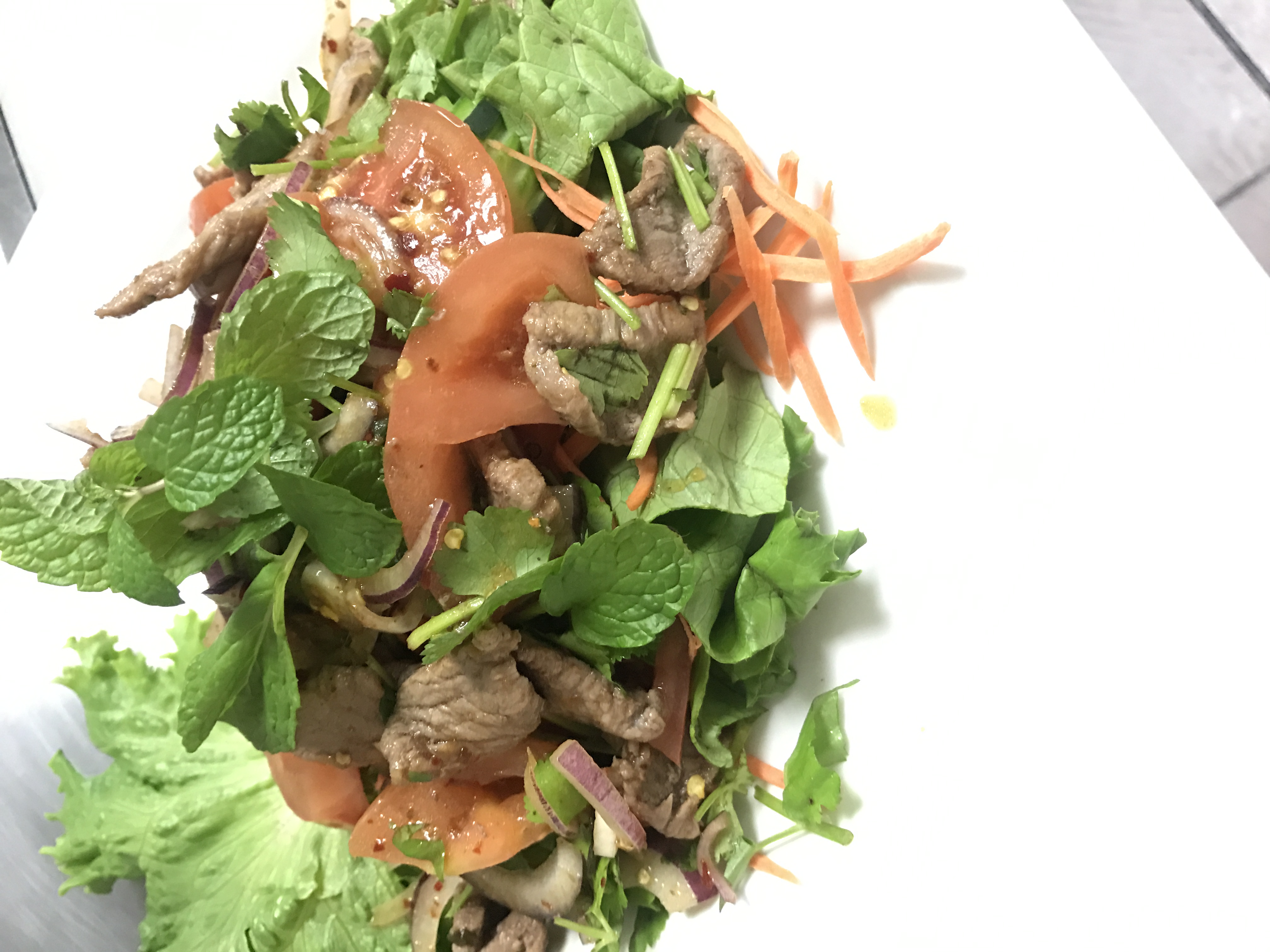 Order Thai Beef Salad food online from The Memory Thai store, Las Vegas on bringmethat.com