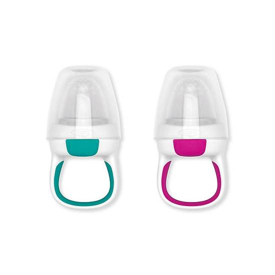 Order OXO tot® 2-Pack Silicone Self-Feeders in Pink/Teal food online from Bed Bath & Beyond store, Lancaster on bringmethat.com