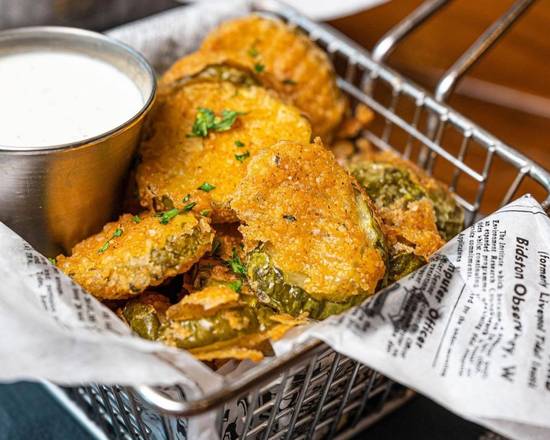 Order Fried Pickles food online from The Bronson Bierhall store, Arlington on bringmethat.com