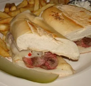 Order Steak Sandwich food online from Murph's Restaurant & Bar store, Franklin Square on bringmethat.com