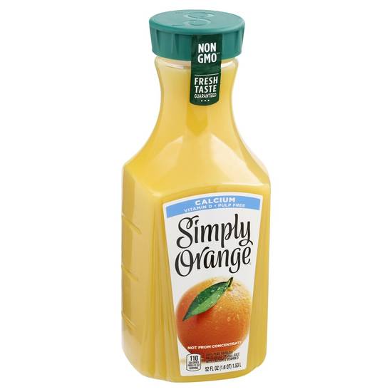 Order Simply · Pulp Free Orange Juice (52 fl oz) food online from Safeway store, Folsom on bringmethat.com