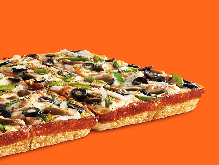 Order Veggie Deep Dish Pizza food online from Little Caesars store, Paterson on bringmethat.com
