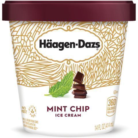 Order Haagen Dazs Mint Chip 14oz food online from 7-Eleven store, San Rafael on bringmethat.com