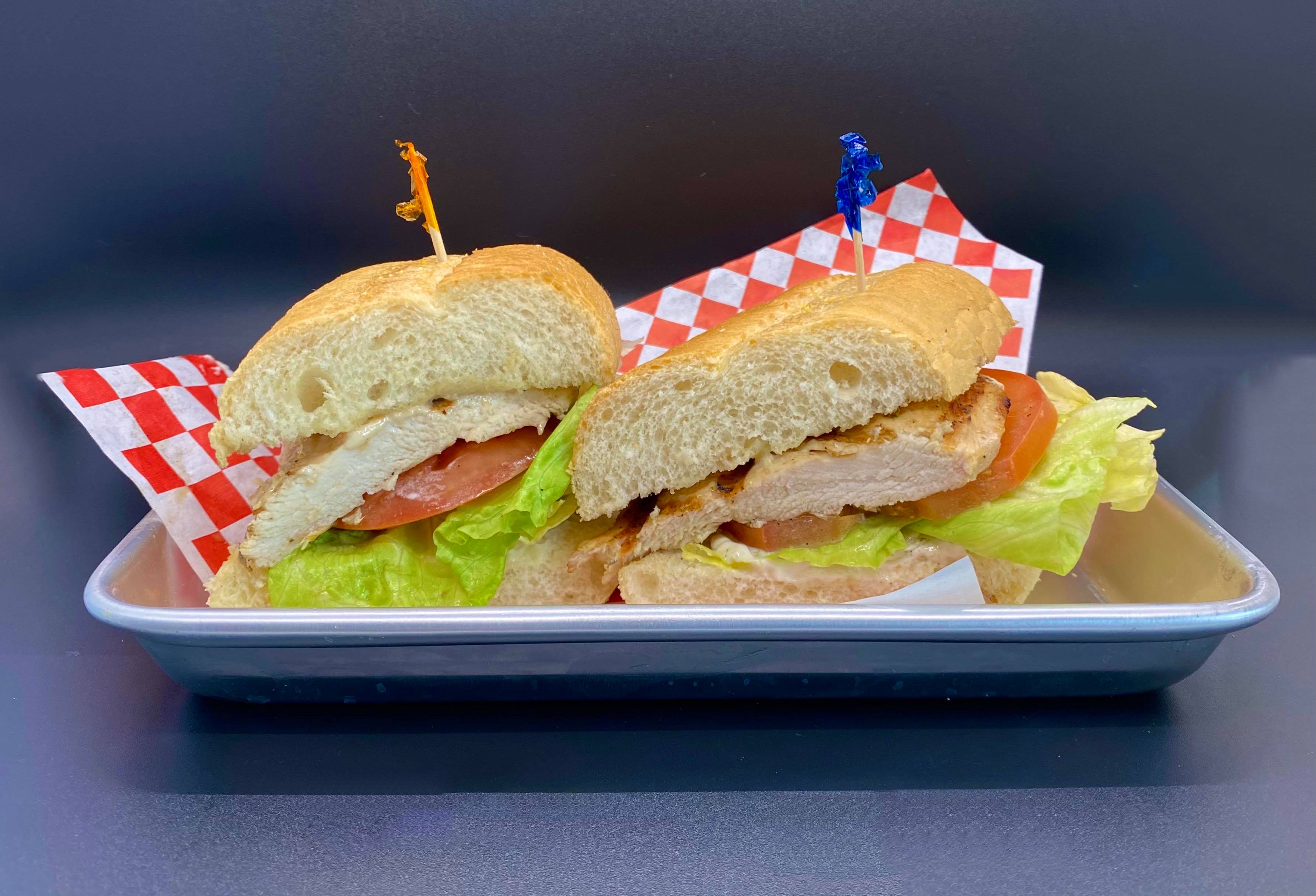 Order Grilled Chicken Sandwich food online from The Workz store, Lancaster on bringmethat.com