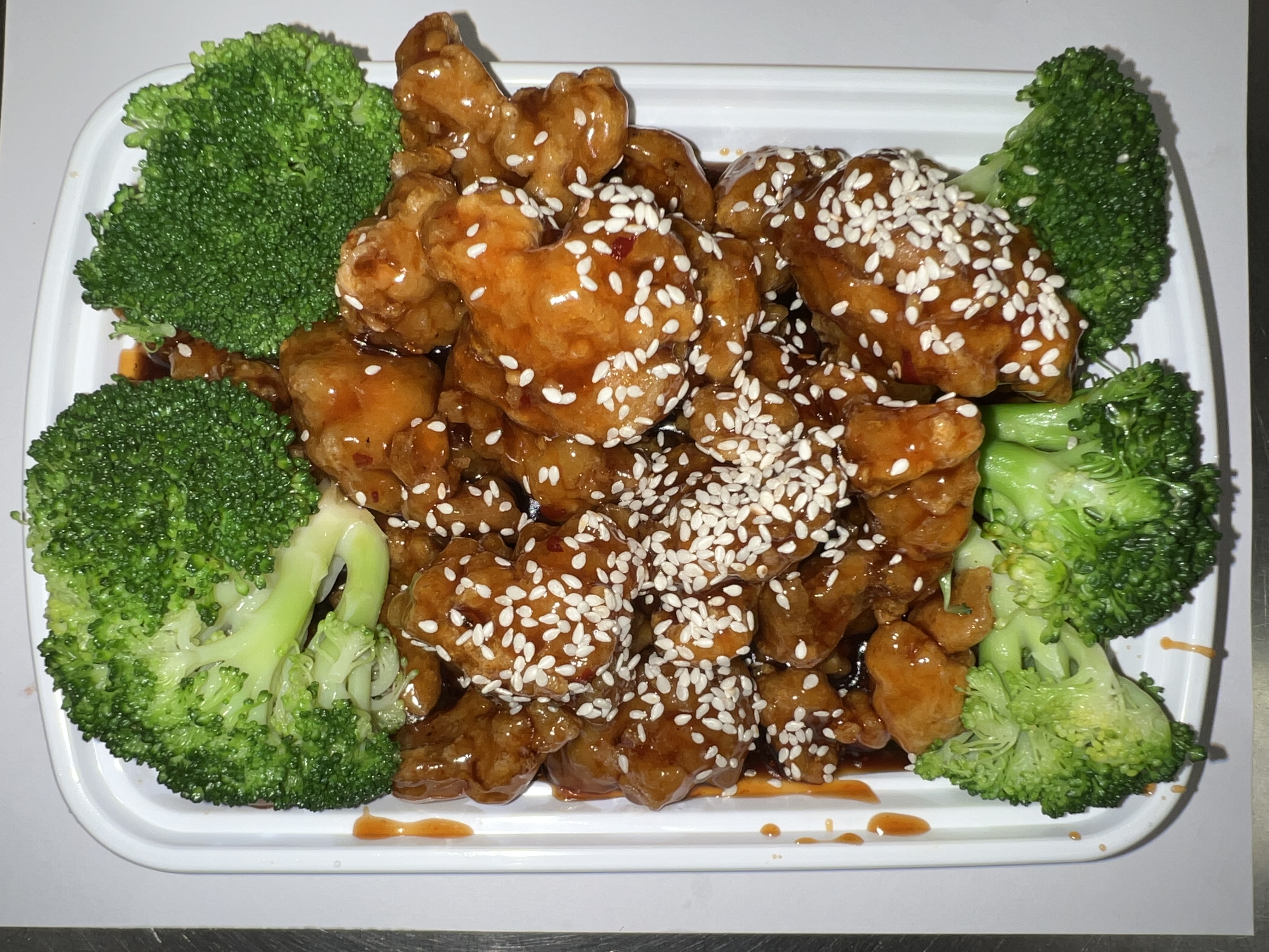 Order S20. Sesame Chicken food online from Oriental Chinese Restaurant store, Lancaster on bringmethat.com