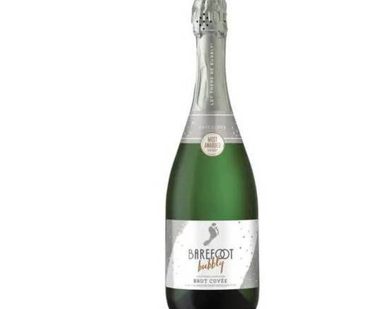 Order Barefoot Brut, 750mL champagne (10.5% ABV) food online from Cold Spring Liquor store, Liberty Hill on bringmethat.com