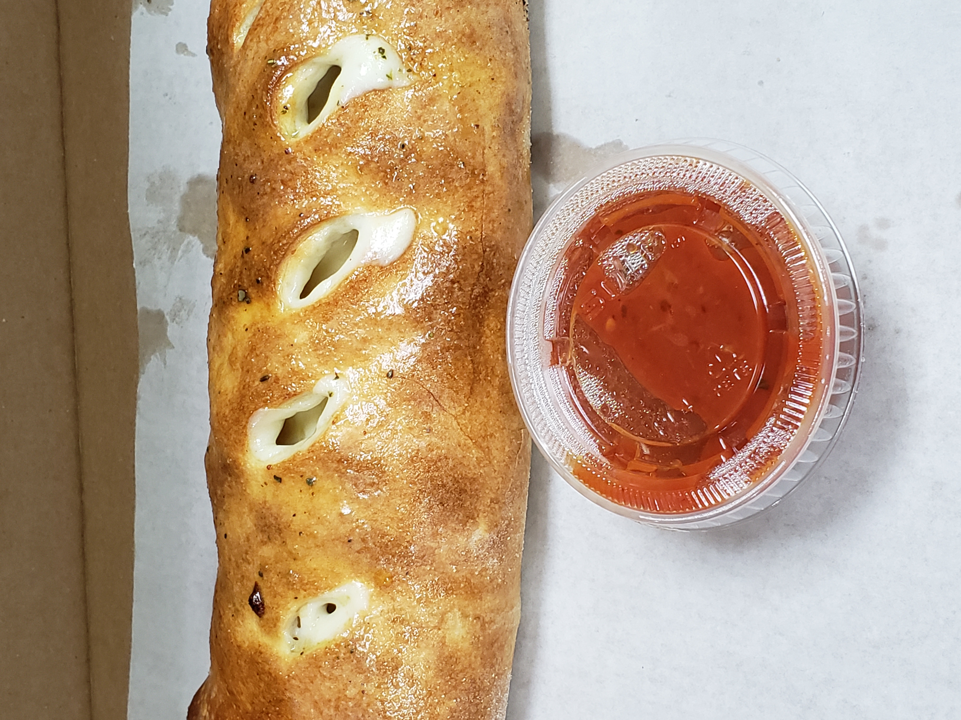 Order Chicken Stromboli Special food online from Illianos Pizza store, Clemmons on bringmethat.com