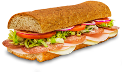 Order 4. Ham, Salami and Provolone Cheese Sandwich food online from Port of Subs store, Las Vegas on bringmethat.com