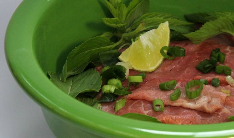 Order Sliced Beef Pho food online from Pholicious store, Seminole on bringmethat.com