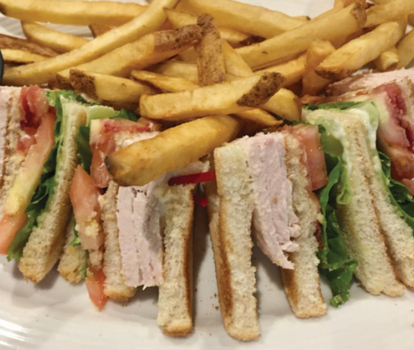 Order Club Sandwich food online from Rockets Cafe store, Toledo on bringmethat.com