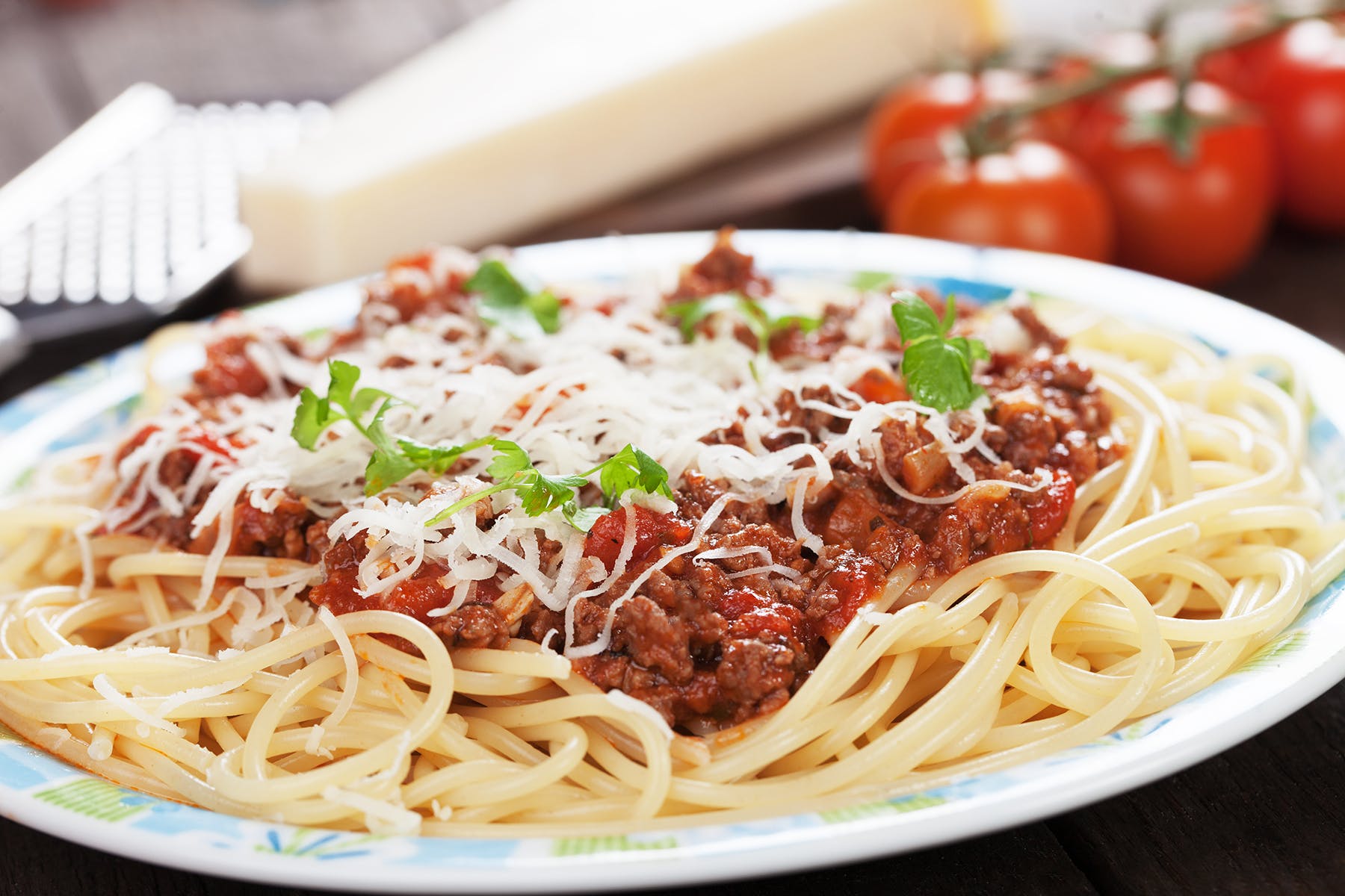 Order Pasta with Meat Sauce - Pasta with Meat Sauce food online from Massimo Pizzeria store, Southampton on bringmethat.com