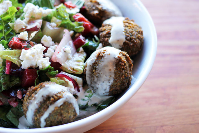 Order Falafel Tabouli Salad food online from Greenology store, New Canaan on bringmethat.com