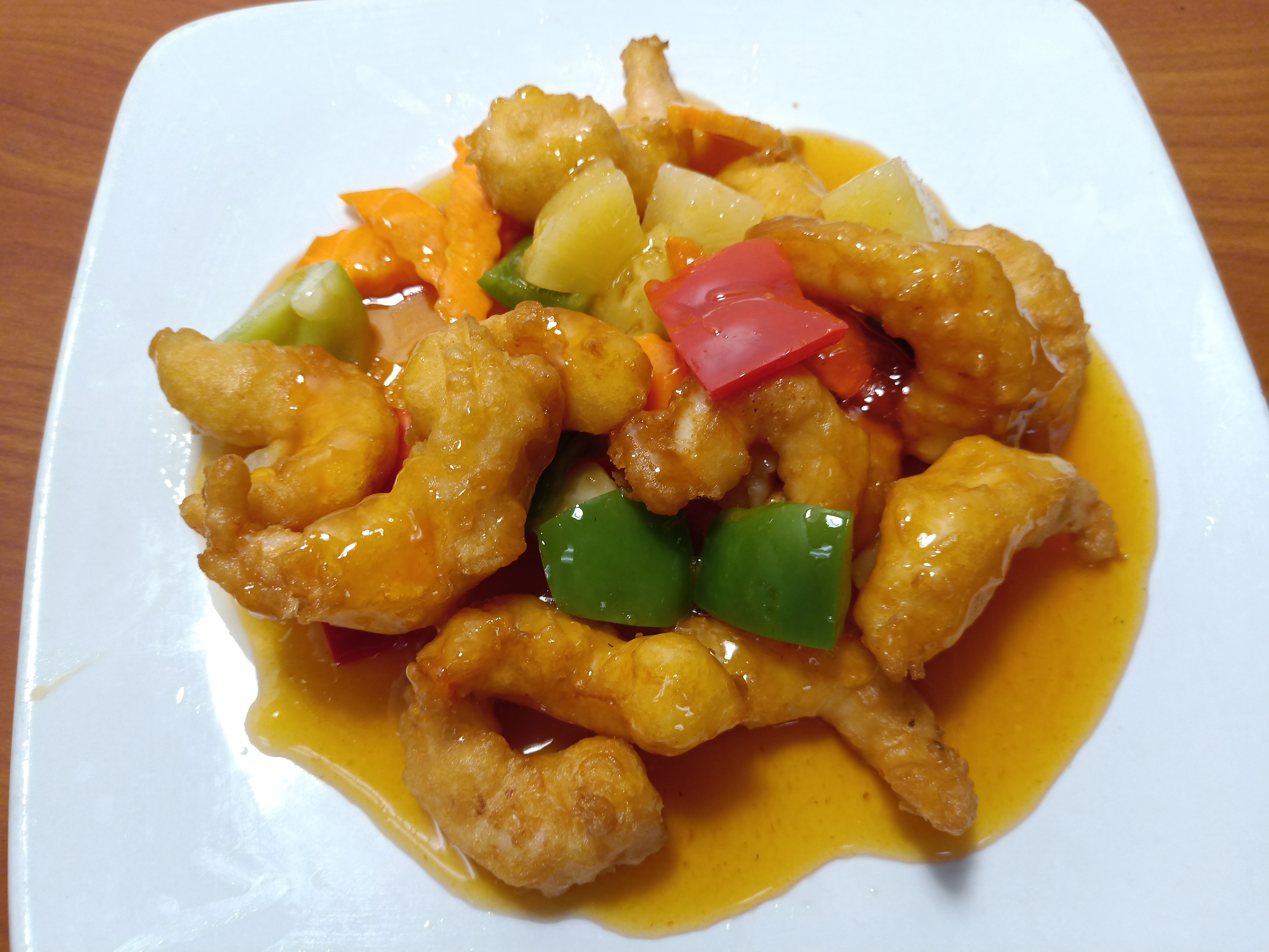 Order Sweet and Sour Shrimp food online from Red Ginger China Bistro store, Saint Paul on bringmethat.com