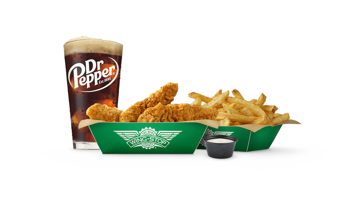 Order Small 3 pc Crispy Tender Combo food online from WingStop - Clifton store, Clifton on bringmethat.com