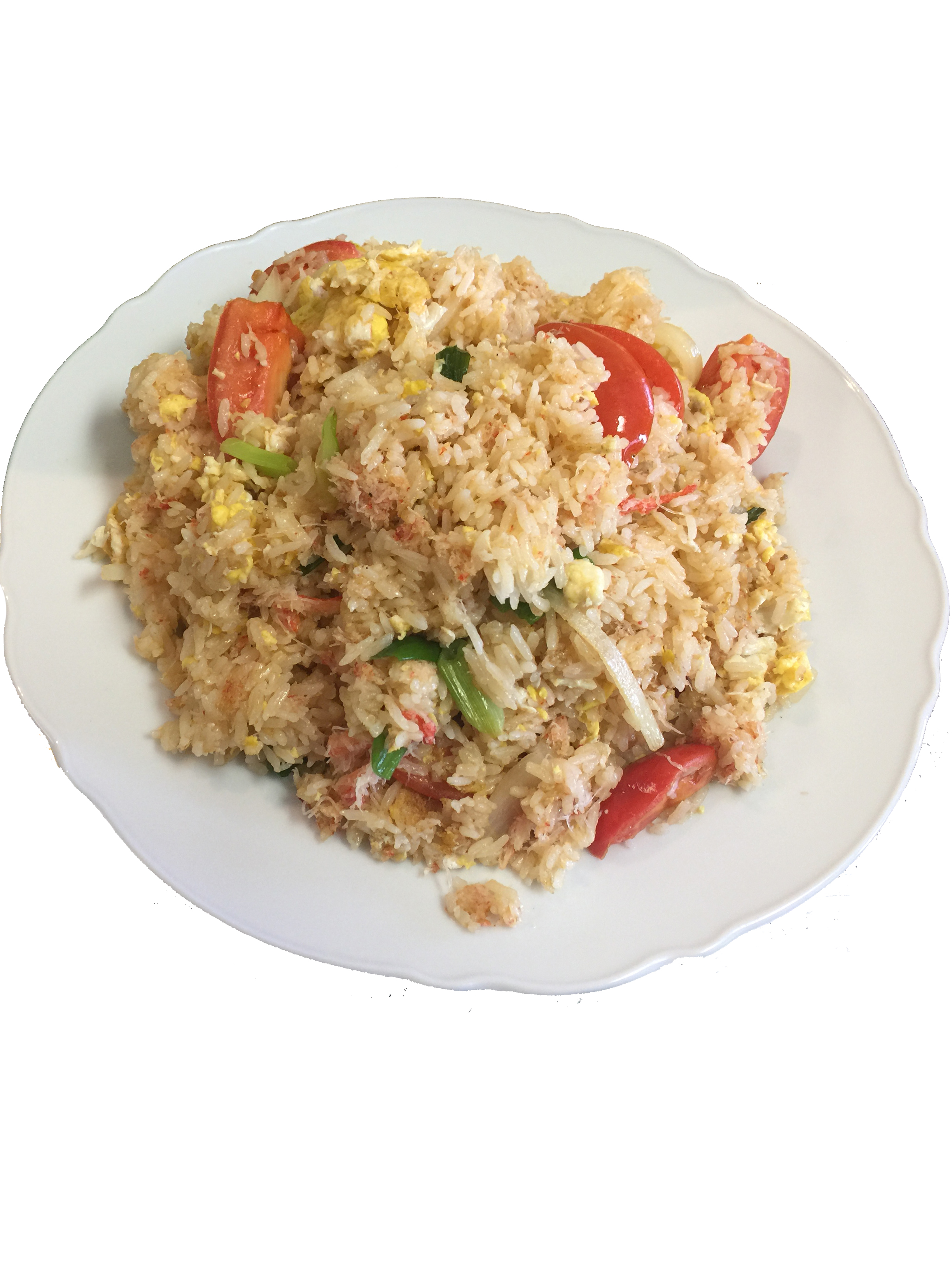Order Crab Fried Rice food online from Double Delicious Thai Cuisine store, Fountain Valley on bringmethat.com