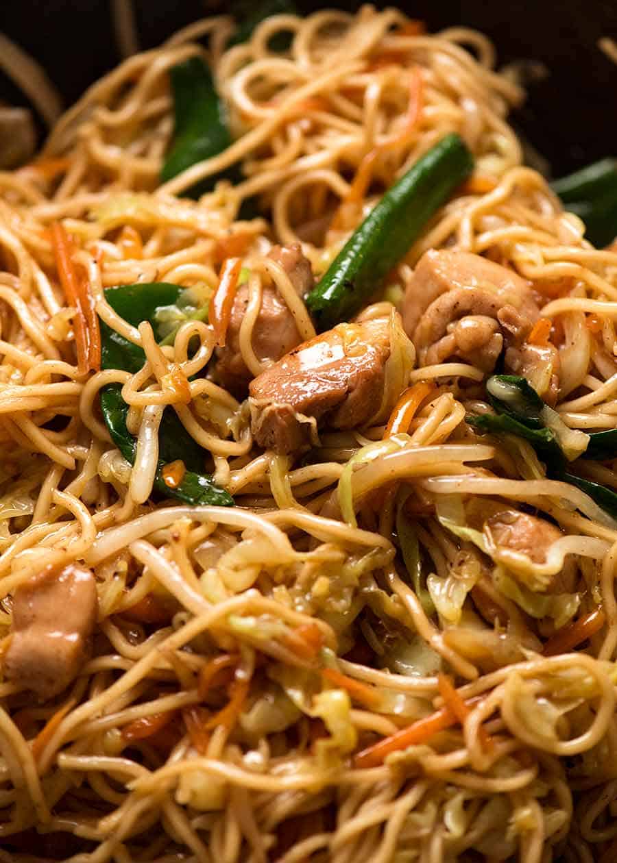 Order Chicken Chow Mein food online from Shanghai Restaurant store, Nampa on bringmethat.com