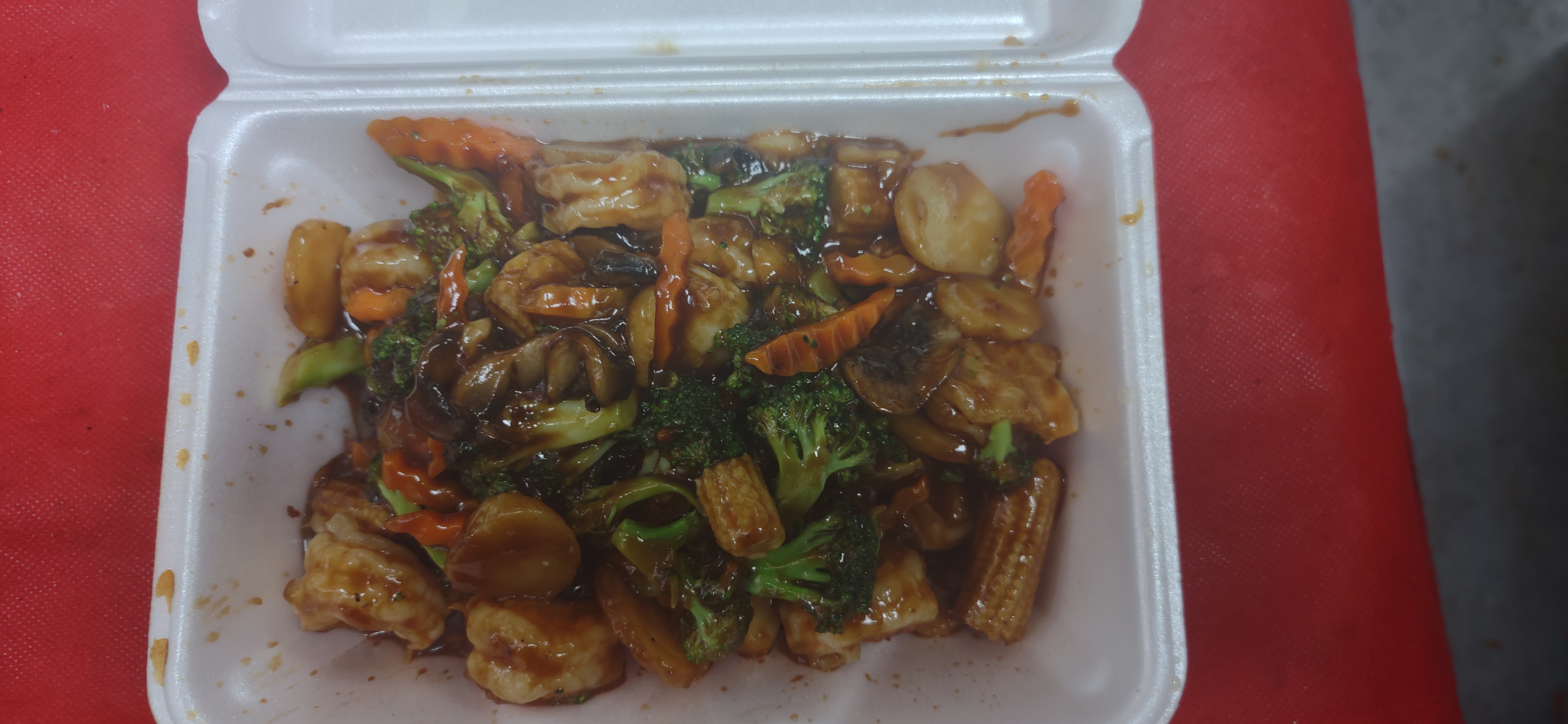 Order 113. Jumbo Shrimp with Mixed Vegetable  food online from China Wok store, Lima on bringmethat.com