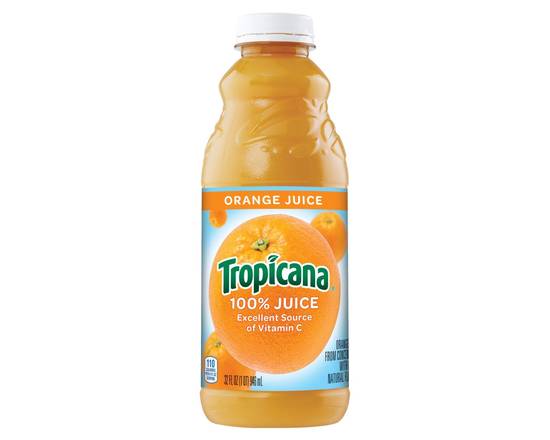 Order Tropicana Orange Juice 32oz Bottle food online from Rocket store, Whittier on bringmethat.com