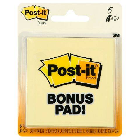 Order Post-it Notes 3x3 Yellow 5 Pack food online from 7-Eleven store, Lakewood on bringmethat.com