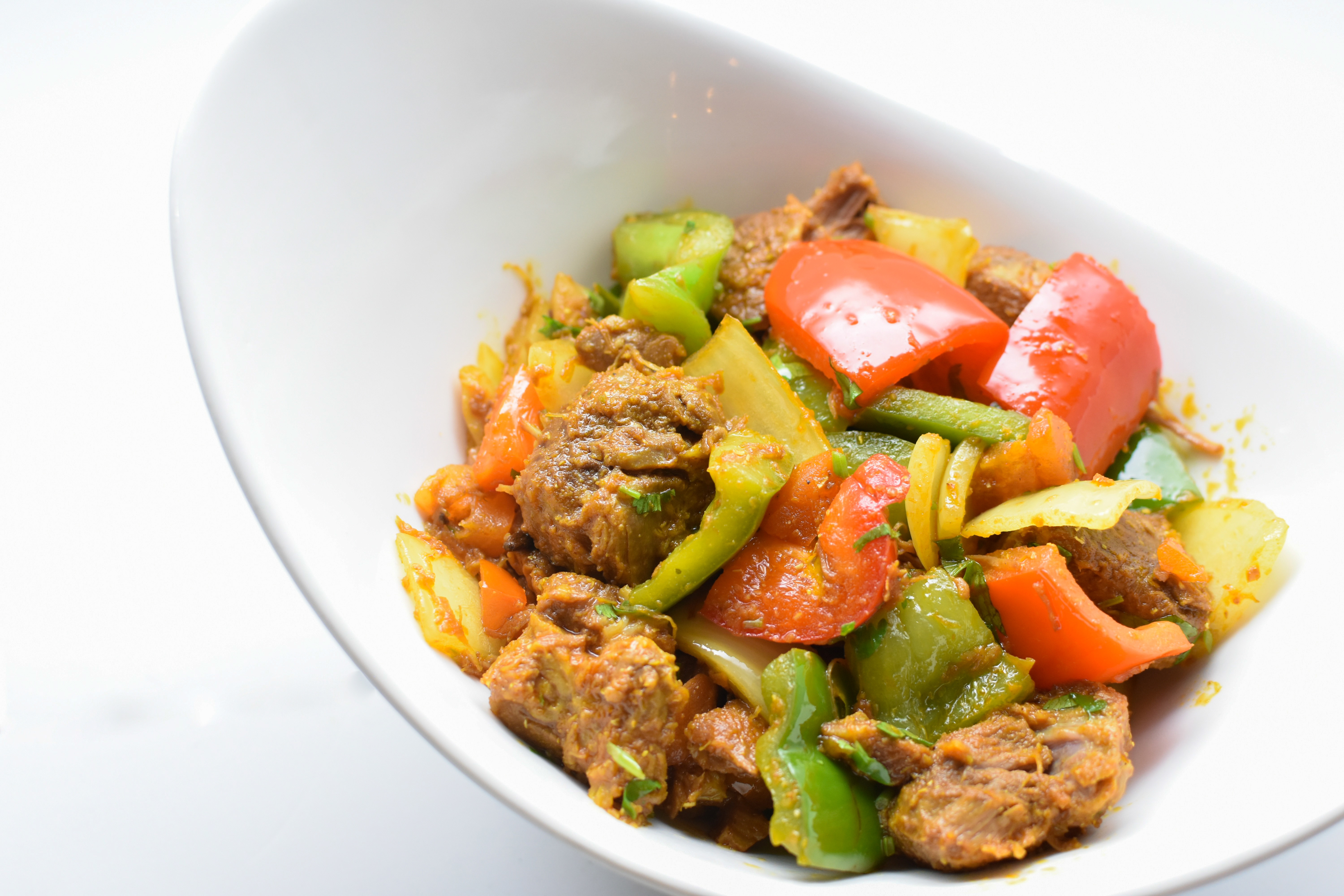 Order Beef Mushroom Bhuna food online from Sher-A-Punjab store, Quincy on bringmethat.com