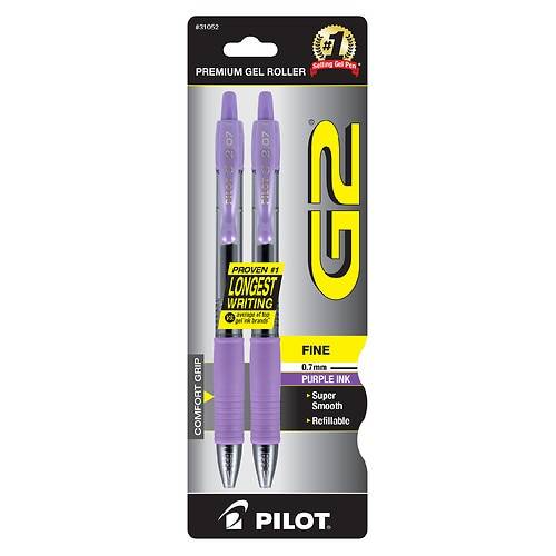 Order G2 Premium Retractable Fine Point Gel Ink Rolling Ball Pens - 2.0 Ea food online from Walgreens store, Fort Collins on bringmethat.com