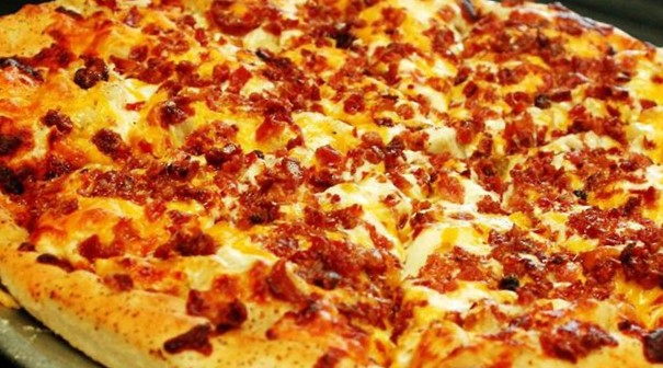 Order Loaded Potato Pizza food online from Cocca's Pizza store, Canfield on bringmethat.com