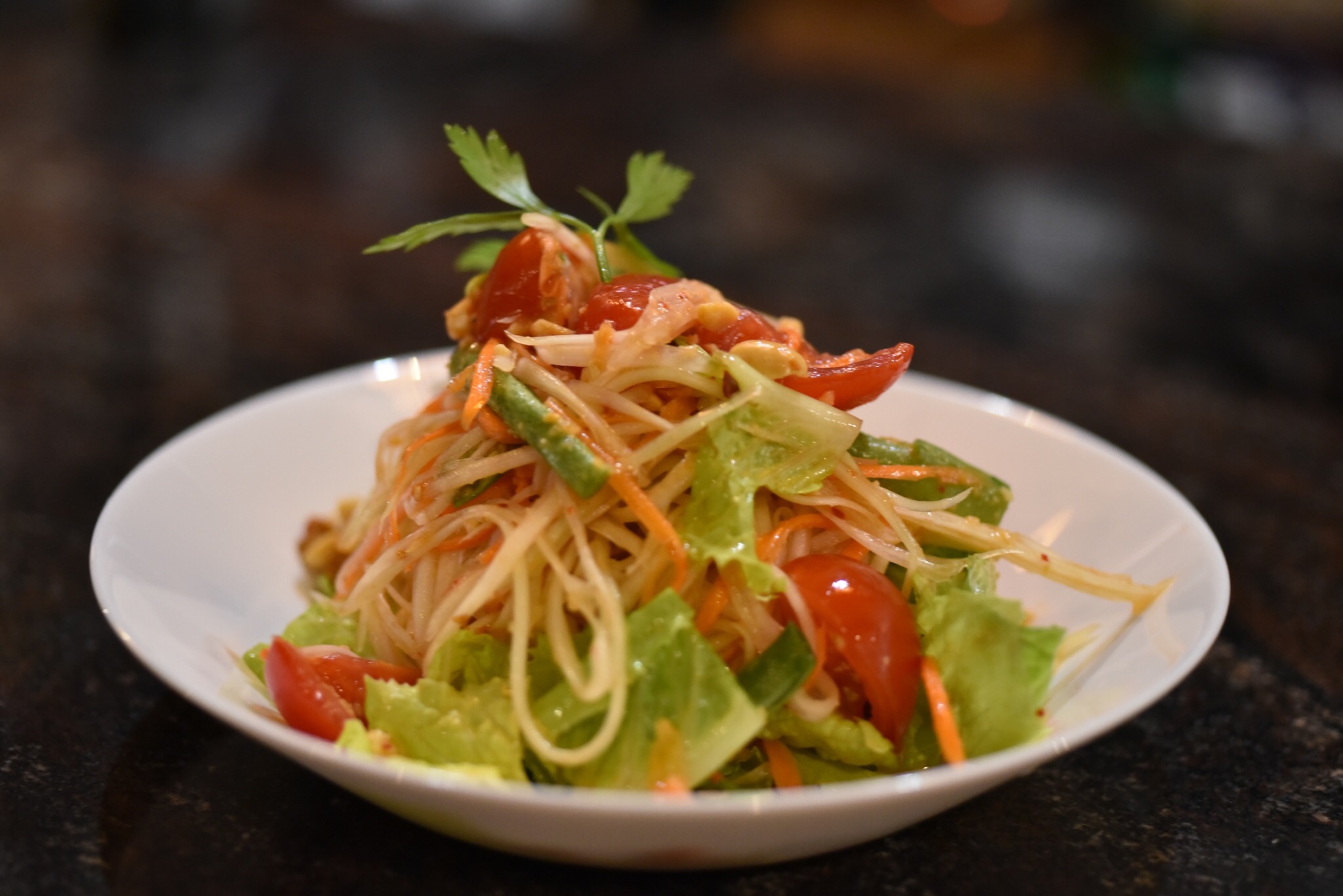 Order Papaya Salad food online from Kiinimm Thai Restaurant store, Rockville on bringmethat.com