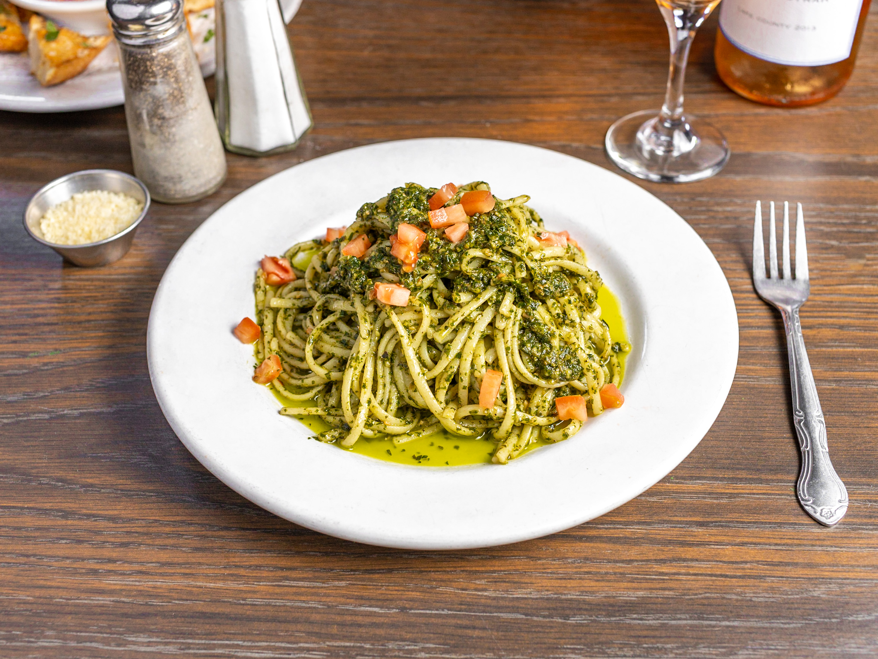 Order Pesto Pasta food online from Rite Spot Cafe store, San Francisco on bringmethat.com