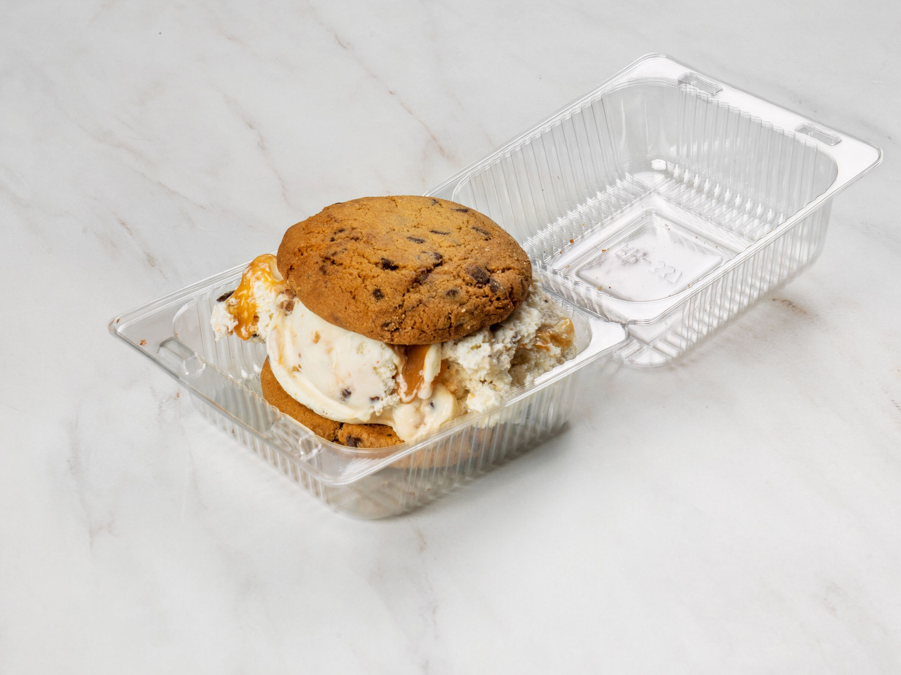 Order Homemade Chocolate Chip Cookie Ice Cream Sandwich food online from Mel Downtown Creamery- store, Stonington on bringmethat.com
