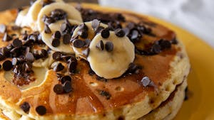 Order Three Chunky Chimp Pancakes food online from Persy's Place store, Rumford on bringmethat.com
