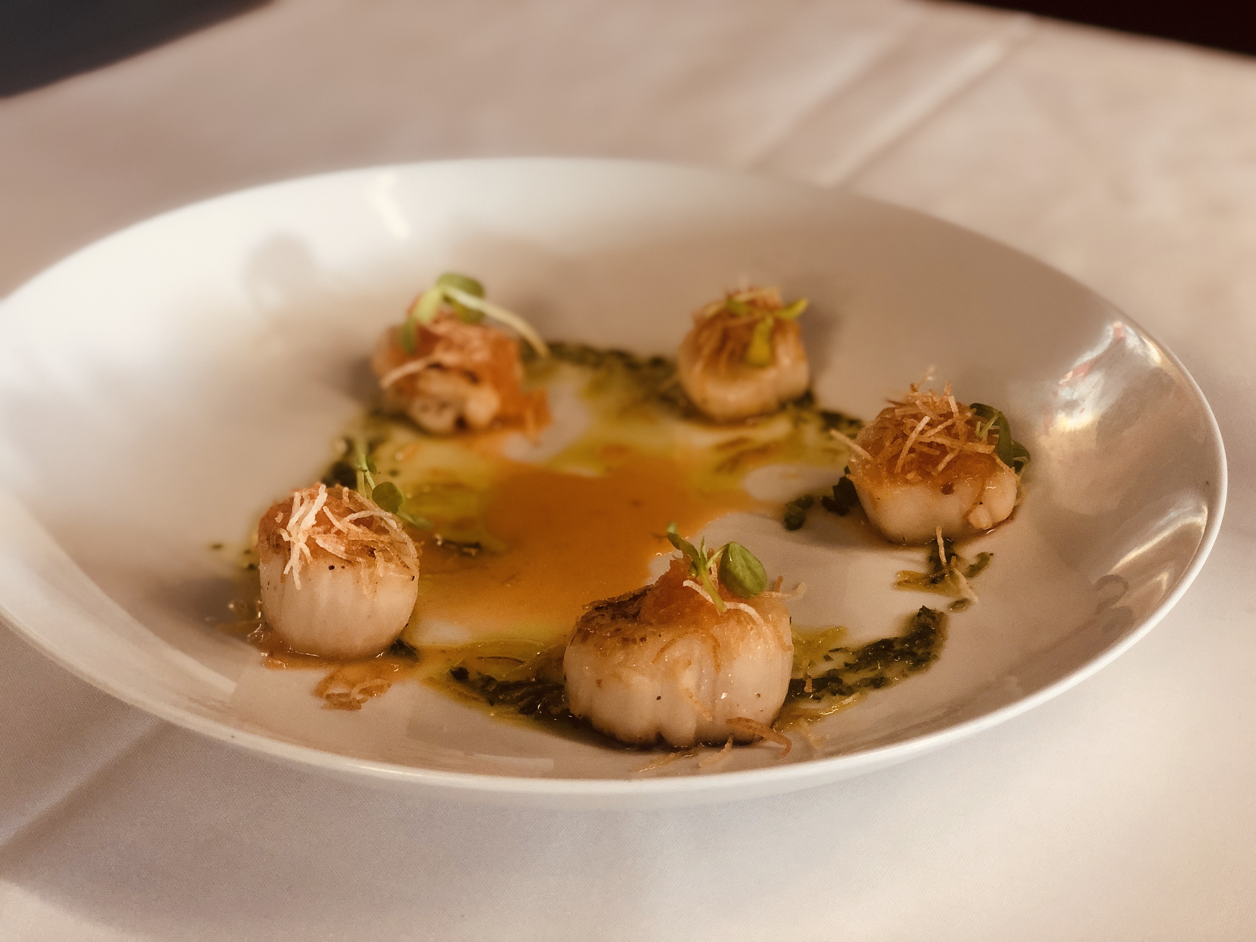 Order Grilled Scallops food online from Mint Tapas & Sushi store, Sandy on bringmethat.com