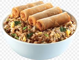 Order K1. Kid's Egg Rolls (2) with Fried Rice food online from Little Saigon store, Nampa on bringmethat.com