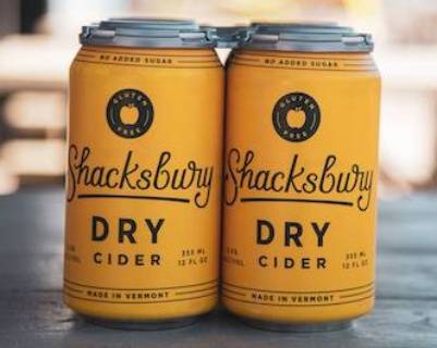 Order Shacksbury Cider - 12 oz. can food online from Gingergrass store, Los Angeles on bringmethat.com