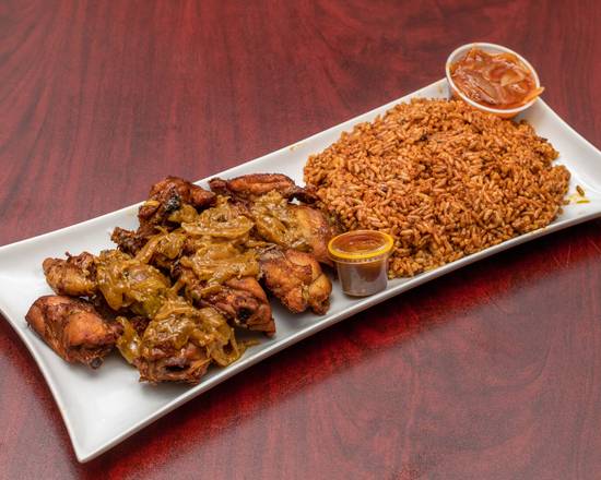 Order Chicken with Rice food online from Le Mandingue store, Upper Darby on bringmethat.com