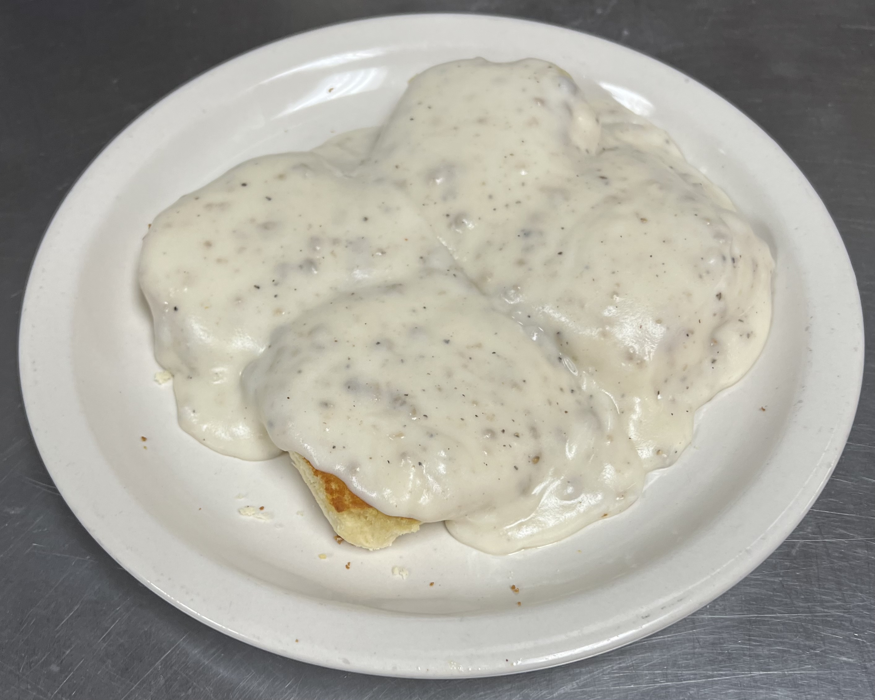 Order Biscuits and Gravy food online from Grandma's Pancake House store, Shelbyville on bringmethat.com