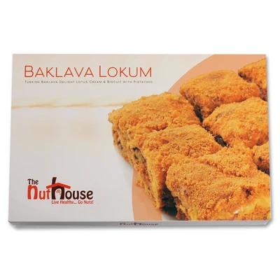 Order Baklava lokum mixed turkish baklava delights 750g food online from Nut House Co store, Bridgeview on bringmethat.com