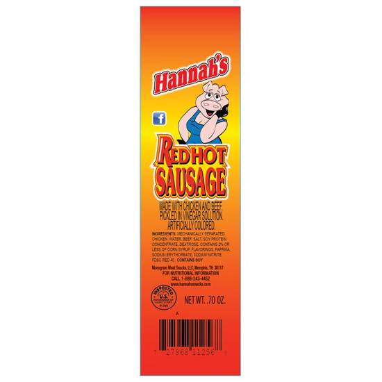 Order Hannah's Red Hot Sausage food online from Exxon Food Mart store, Port Huron on bringmethat.com