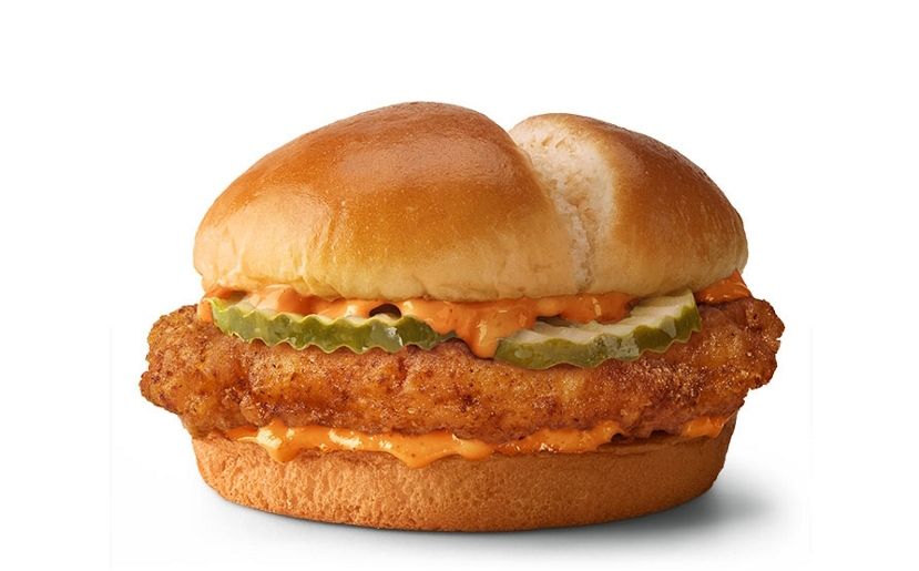 Order Crispy Chicken Burger food online from June Bakery store, Bellevue on bringmethat.com